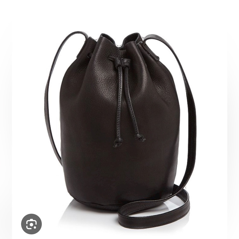 Baggu Genuine Leather Bucket Bag